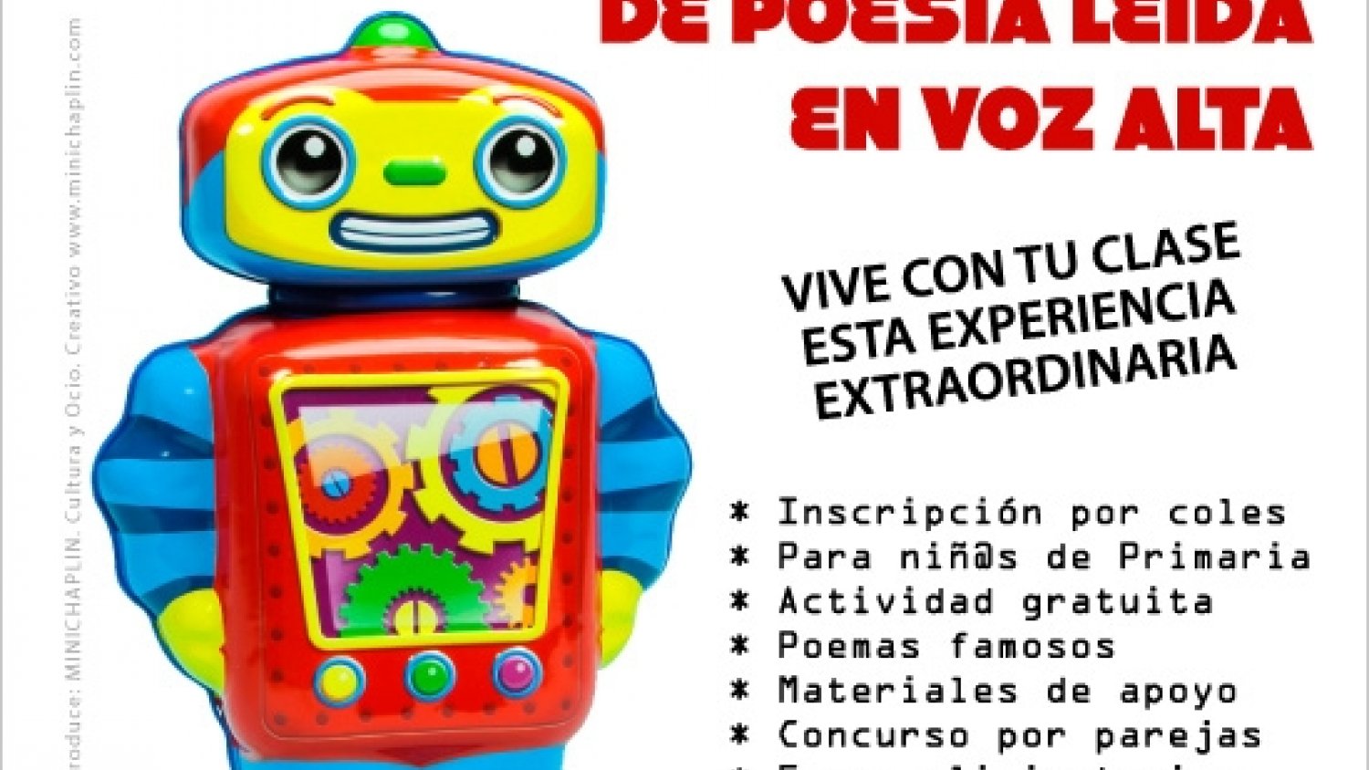 El 27 de la Diputación convoca la II edición del Certamen Infantil 'Versícolas'