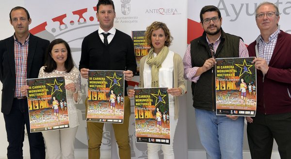 Presentada la tercera edición de la Carrera Monumental Nocturna Ciudad de Antequera
