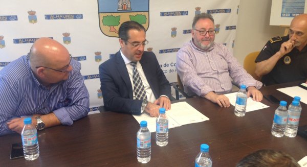 El subdelegado destaca el descenso de un 18,2 % de los delitos en Alhaurín de la Torre