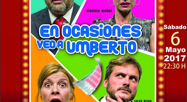 La comedia ‘En ocasiones veo a Umberto’ llega al Auditorio Felipe VI de Estepona