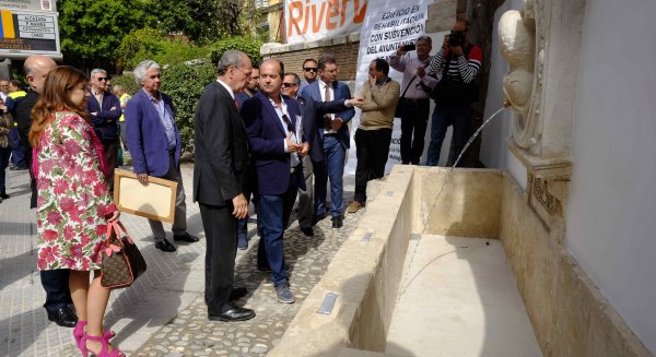 El Ayuntamiento de Málaga restaura y recupera la configuración histórica de la Fuente de Reding