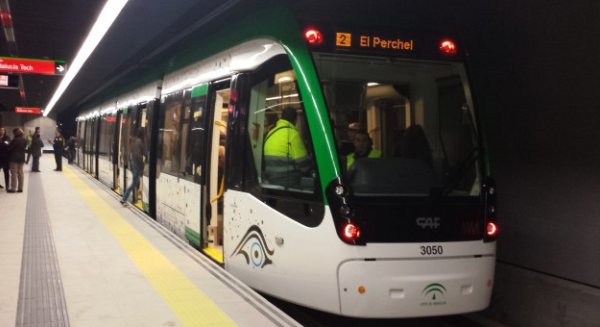 Metro de Málaga transporta a casi 170.000 viajeros durante la Semana Santa