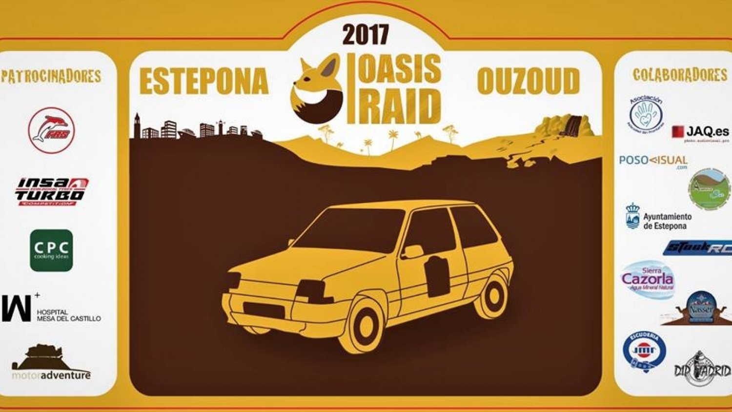 Estepona, punto de partida oficial de la V Carrera Solidaria por Marruecos, OASIS RAID'17