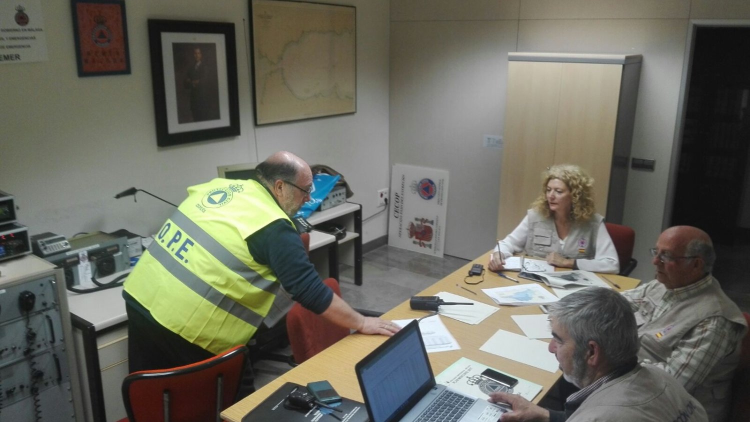 El Centro de Emergencias Operativo de la Subdelegación acoge el primer simulacro del año de activación