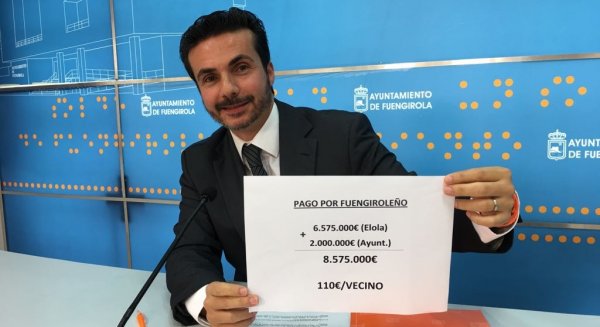 Ciudadanos anuncia que Fuengirola no recurrirá la sentencia que le condena al pago de 2 millones de euros