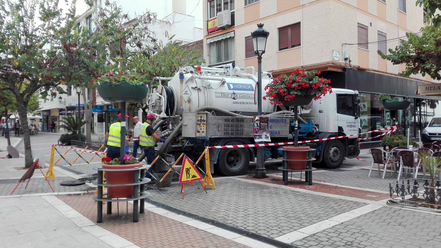 Estepona inicia un plan de limpieza de la red de alcantarillado con motivo de la Semana Santa