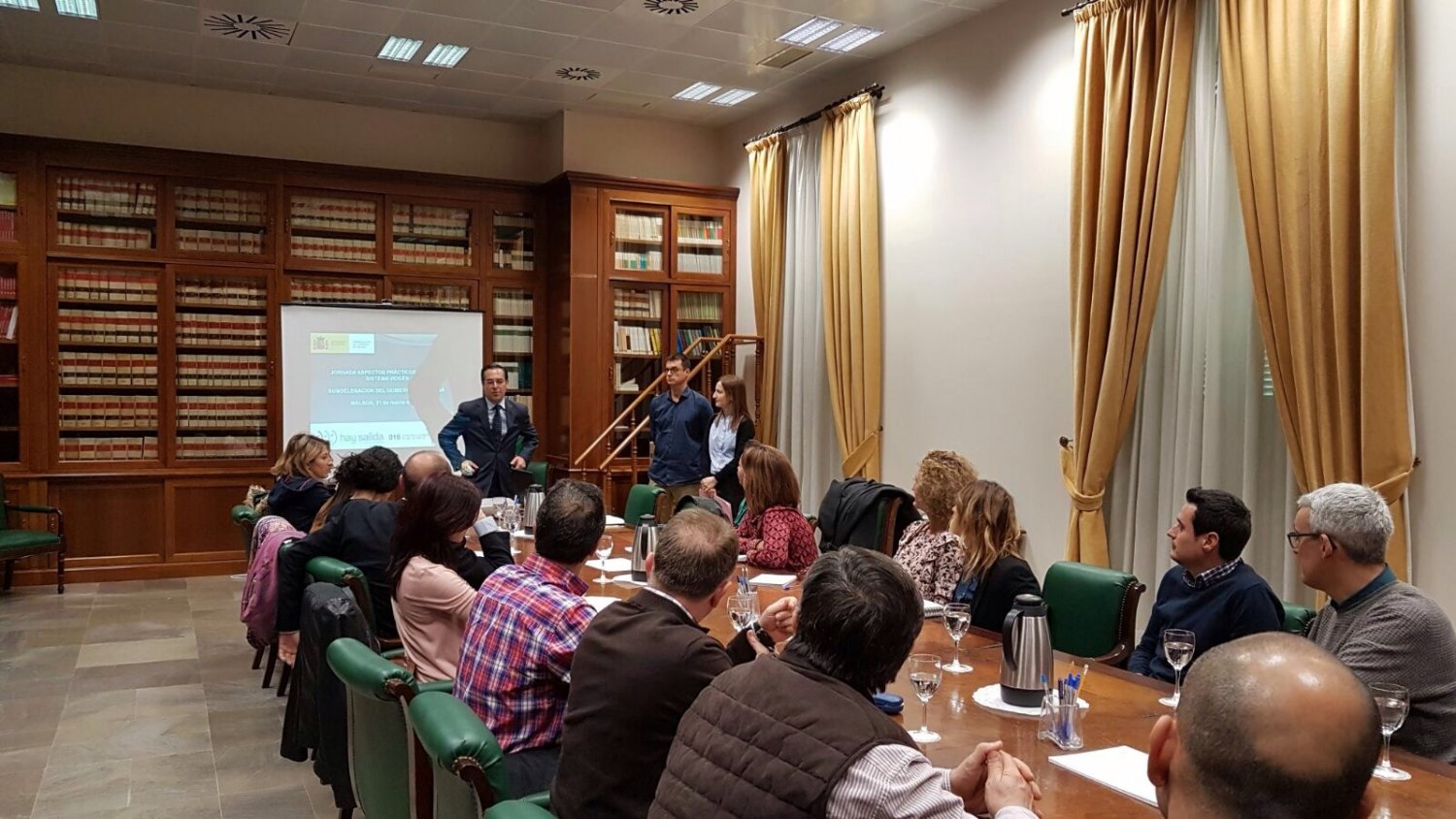 Subdelegación acoge la primera la jornada formativa de VioGén para Instituciones Penitenciarias en Málaga