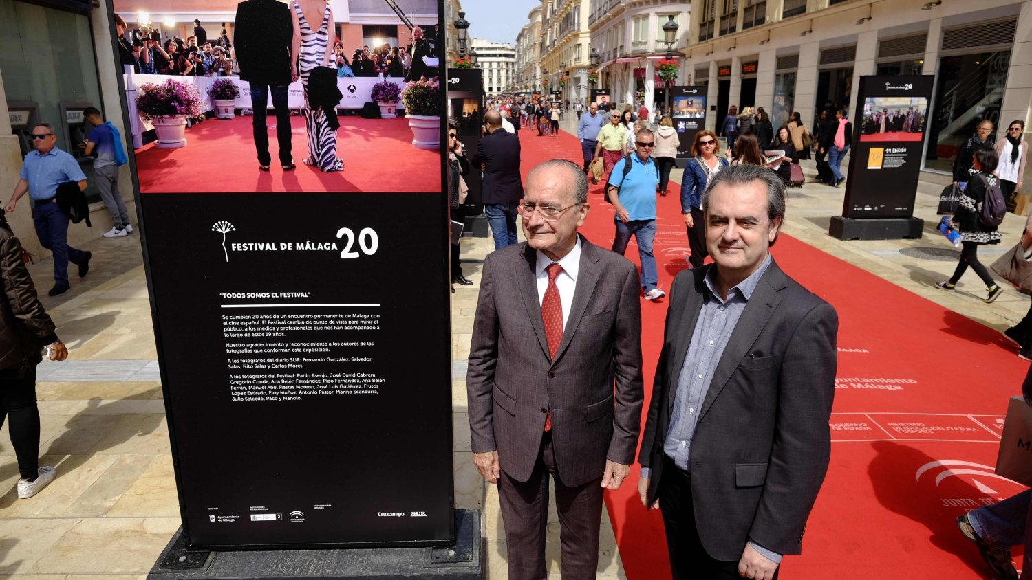 La exposición ‘Festival de Málaga 20’ inaugura la  20 edición del certamen