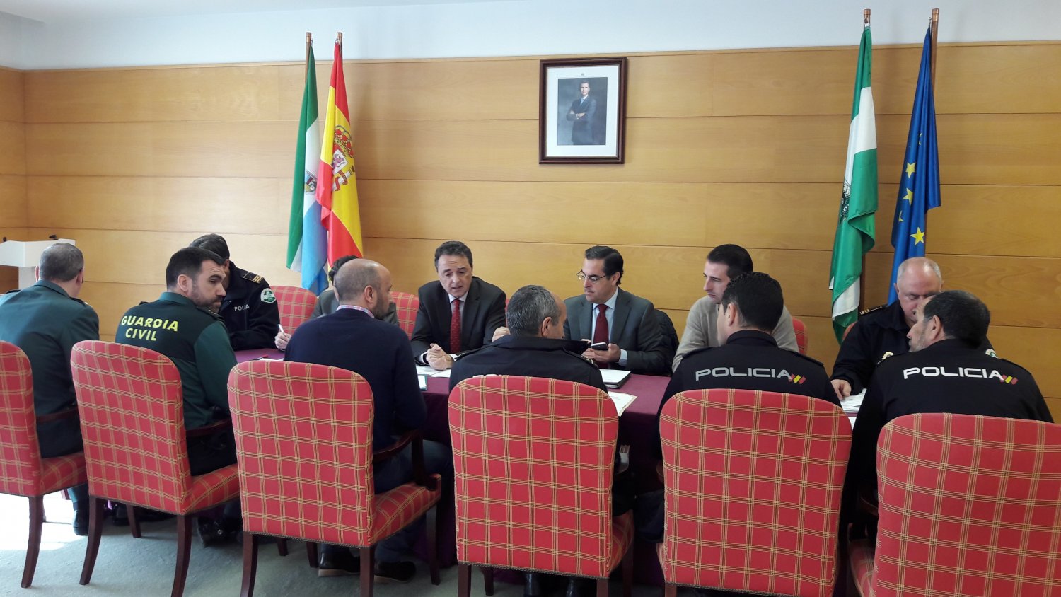 El subdelegado del Gobierno destaca el descenso de las infracciones penales en Torremolinos