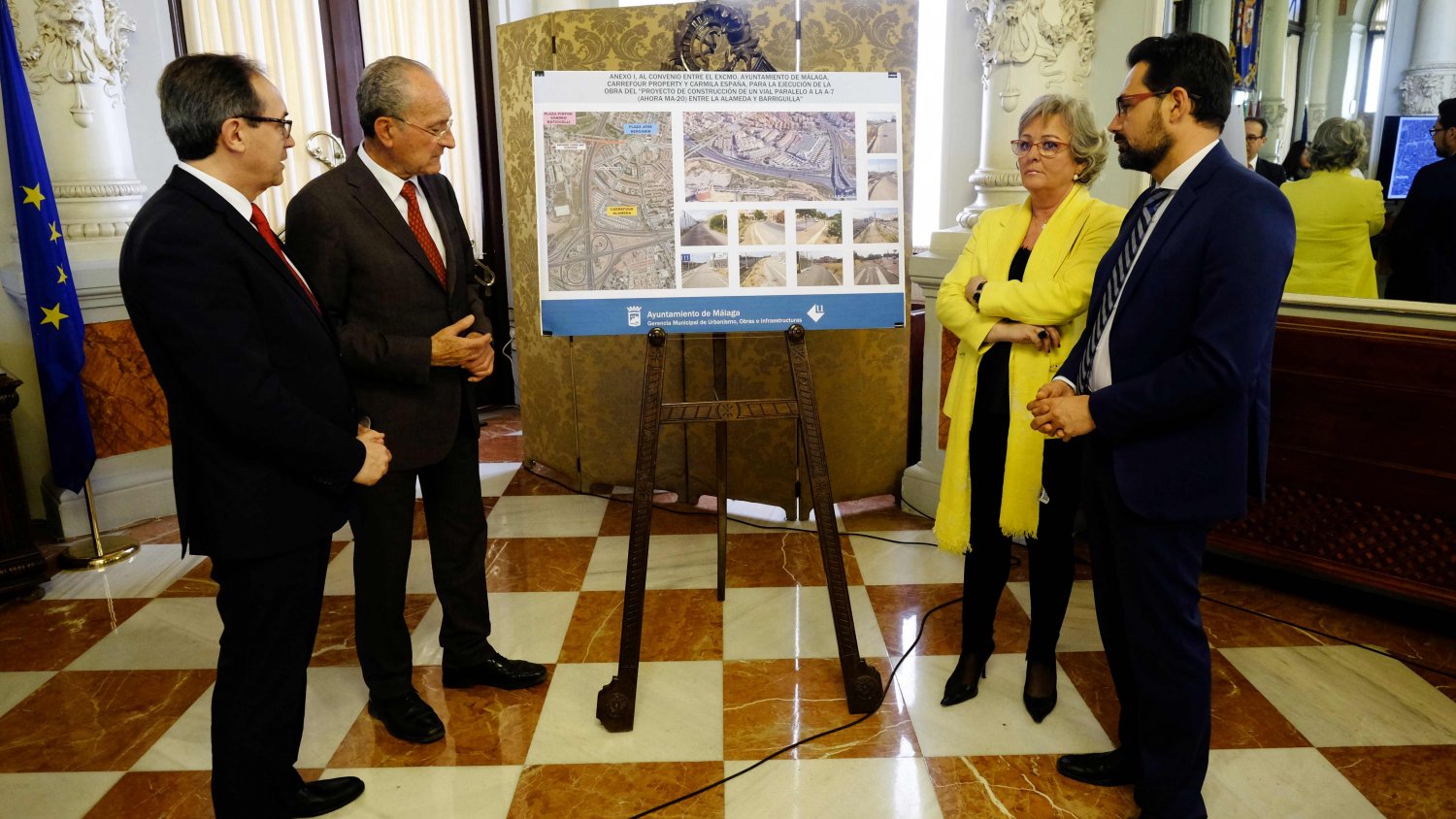 Las barriadas de Barriguilla, Portada Alta y Teatinos recuperarán la antigua entrada desde la autovía
