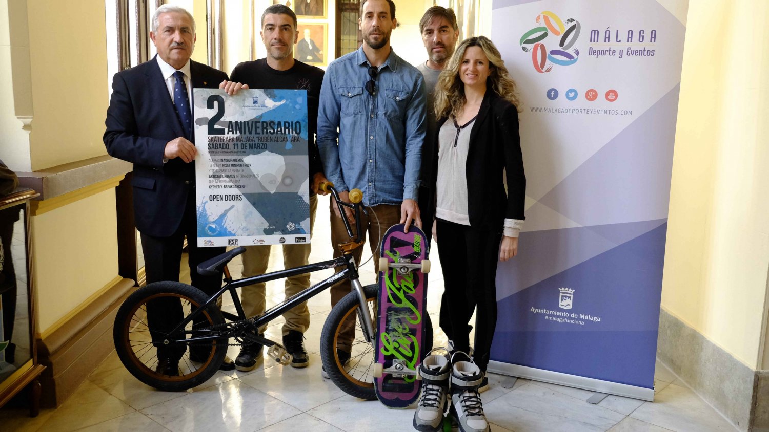 El Skatepark Málaga celebra su segundo aniversario con una jornada de puertas abiertas
