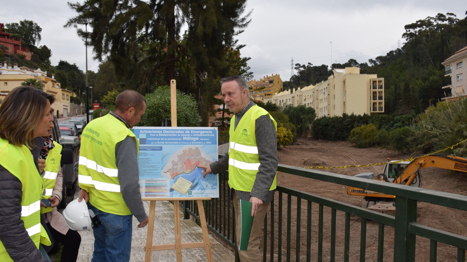 La Junta de Andalucía realiza actuaciones de emergencia en los arroyos Mayorazgo, Toquero y la Caleta, de la capital malagueña