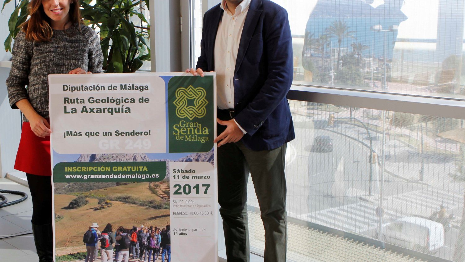 La Diputación da a conocer zonas de interés geológico de la Axarquía y Guadalhorce-Guadalteba