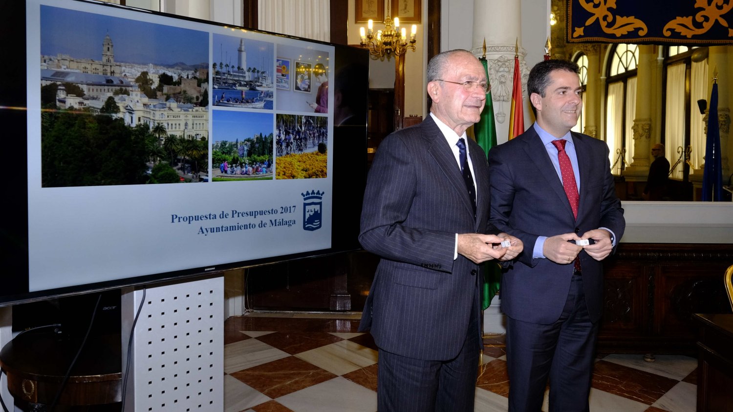 De la Torre propone para 2017 un presupuesto de 749 millones de euros con una subida del 9,5% en las inversiones