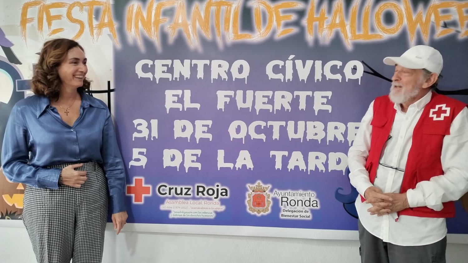 Ronda y Cruz Roja organiza una fiesta infantil de Halloween en el centro cívico de la barriada de El Fuerte