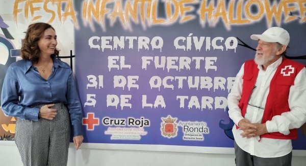 Ronda y Cruz Roja organiza una fiesta infantil de Halloween en el centro cívico de la barriada de El Fuerte