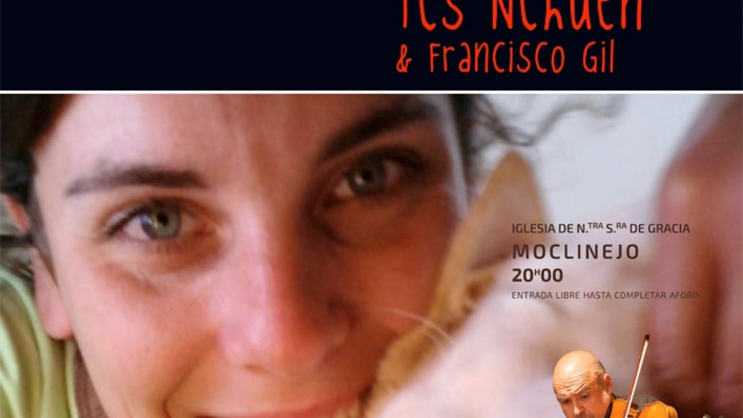Tes Nehuén y Francisco Gil llevan música y poesía a los tejados de Moclinejo