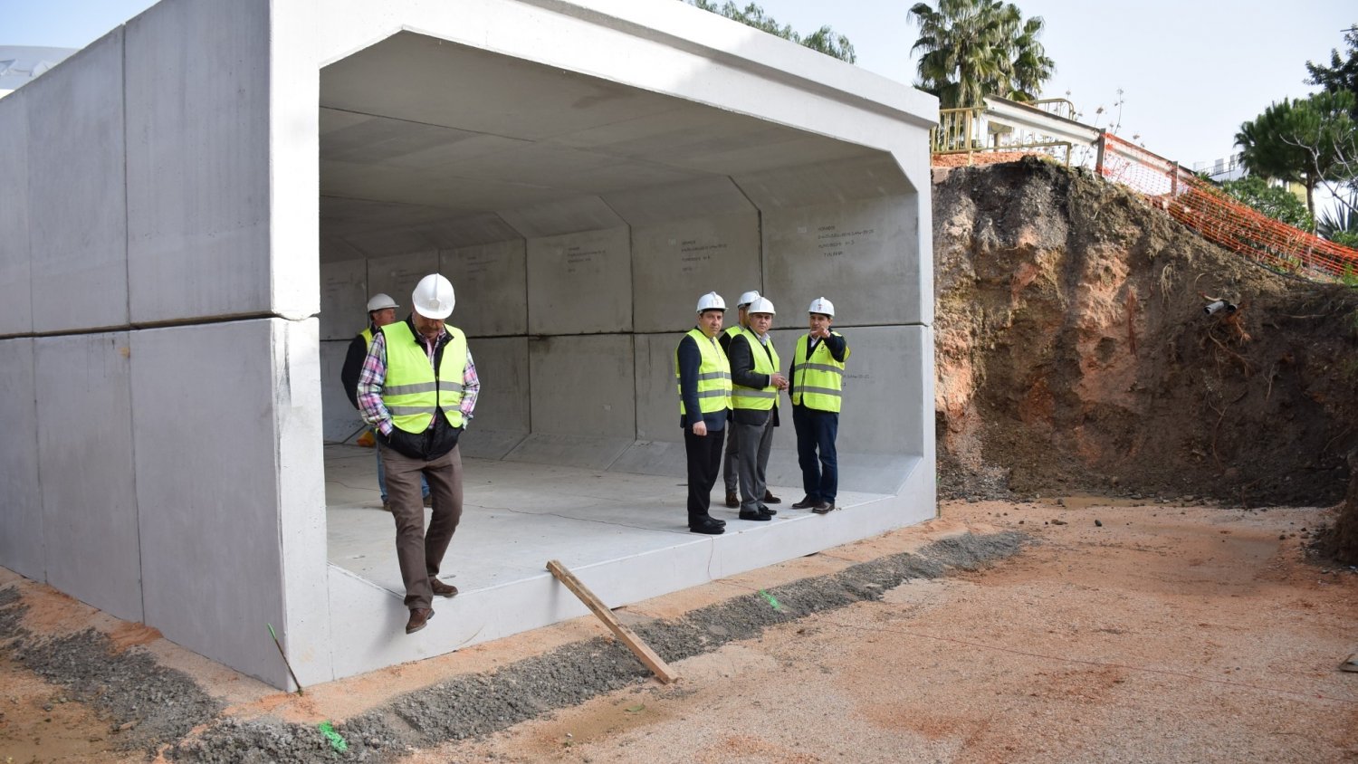 La Junta culminará a comienzos de abril las obras para ampliar el drenaje de la A-7074 a su paso por Estación de Cártama