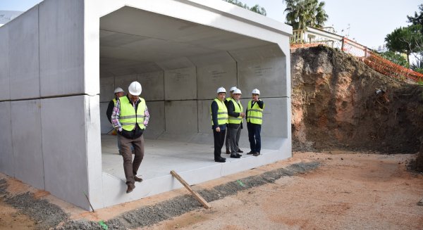 La Junta culminará a comienzos de abril las obras para ampliar el drenaje de la A-7074 a su paso por Estación de Cártama