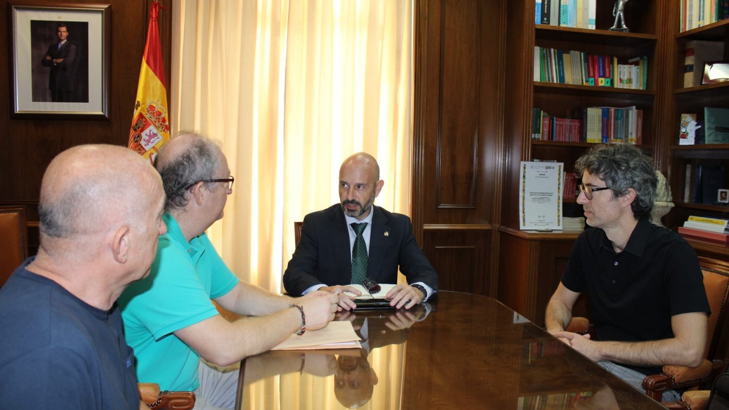 Javier Salas subraya que el Bosque Urbano Málaga es una gran iniciativa de cara a la Expo 2027