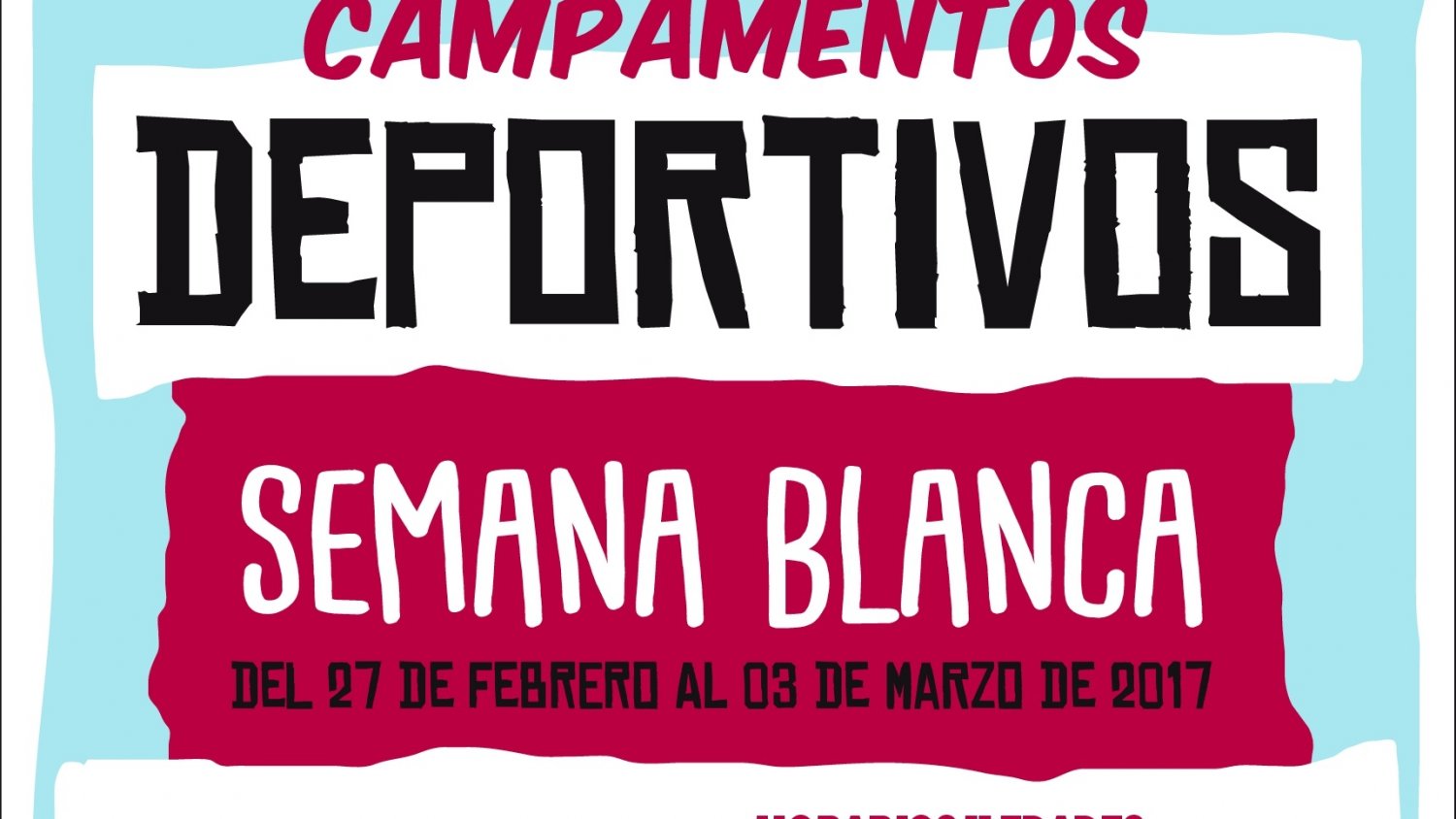 Últimos días para inscribirse en los Campamentos Deportivos de Semana Blanca 2017 en Torremolinos
