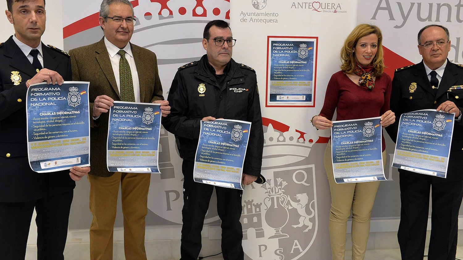 Antequera y el Cuerpo Nacional de Policía impulsan el desarrollo de charlas formativas a colectivos