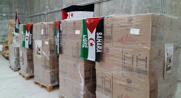 Málaga envía 23.500 kilos de alimentos a los campamentos saharahuis