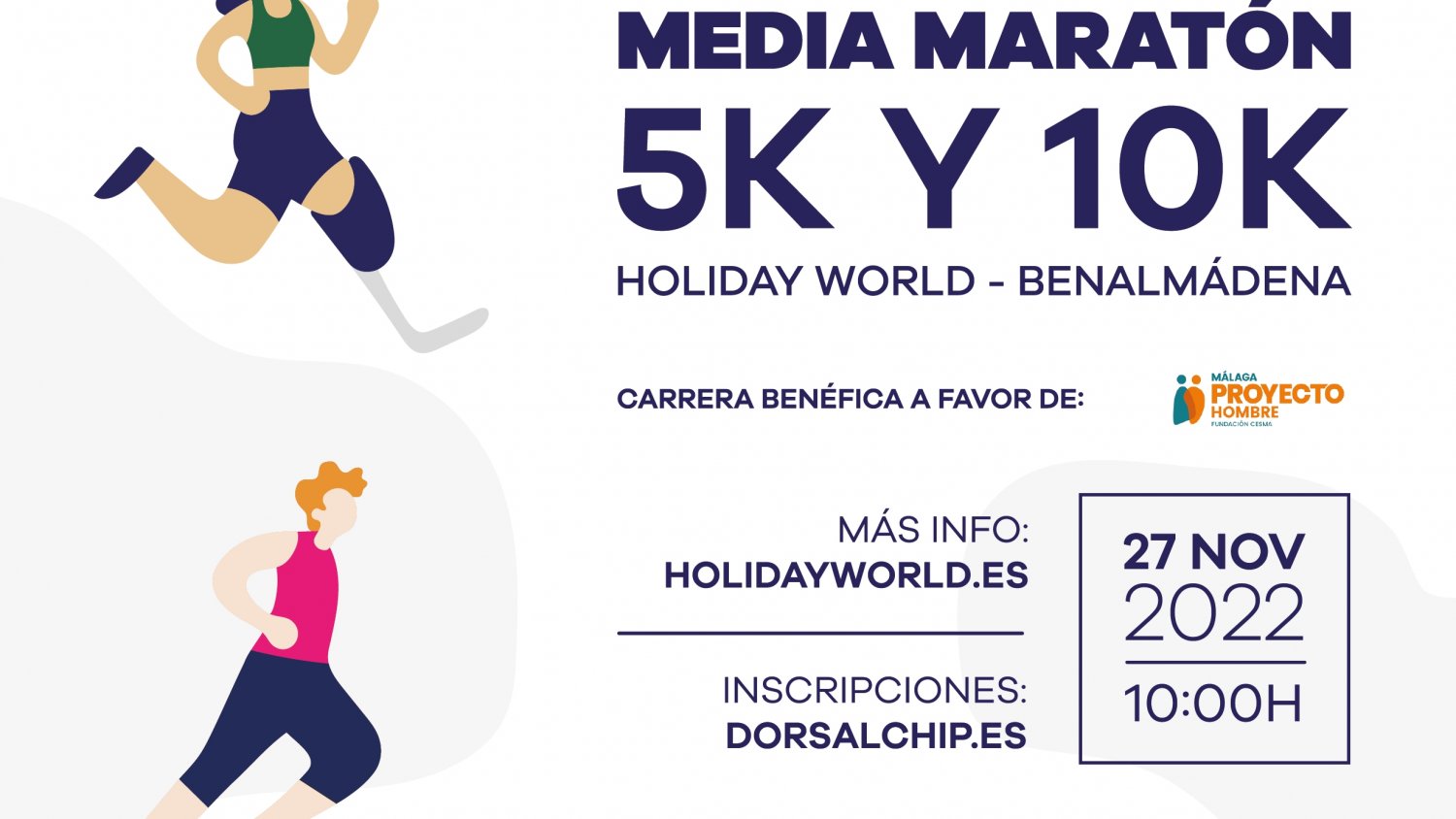 La IV Media Maratón 5K y 10K Holiday World Benalmádena prevé superar el número de inscripciones
