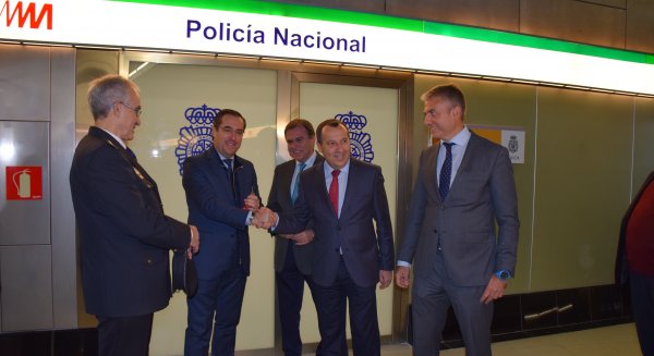 Metro de Málaga entrega las instalaciones de la Policía Nacional en El Perchel
