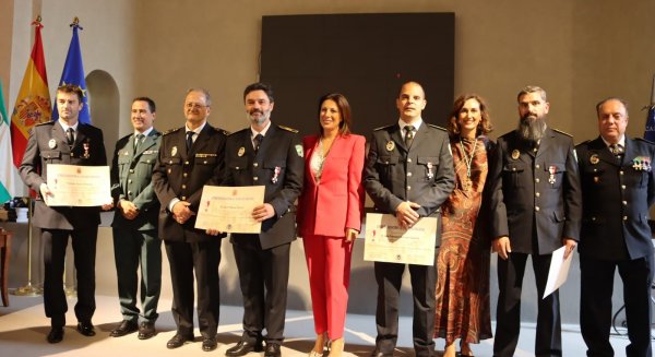 Ronda celebra el Día de la Policía Local con una misa y el tradicional acto de entrega de reconocimientos