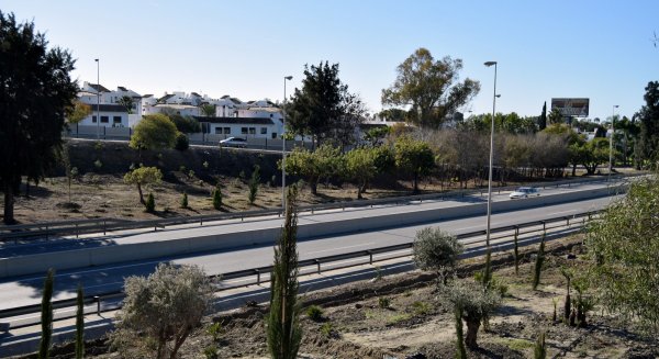 Estepona avanza en el plan de embellecimiento de la A7