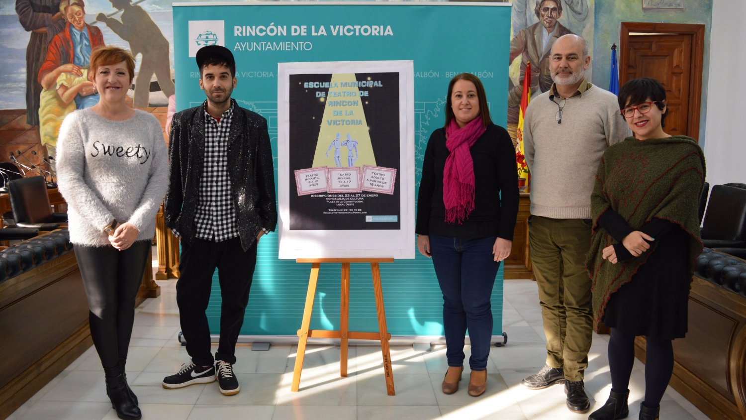 Cultura abre la Escuela Municipal de Teatro en Rincón de la Victoria como actividad más votada de los Presupuestos Participativos