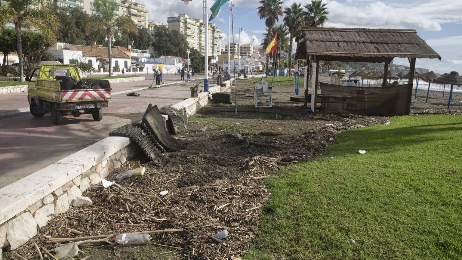 La Junta realiza obras de emergencia tras el último temporal en la provincia de Málaga