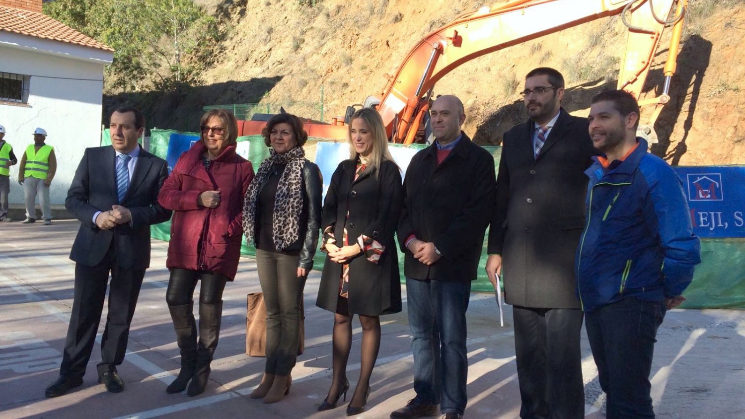 La Consejera de Educación visita las obras llevadas a cabo en el colegio San Sebastián de Mijas