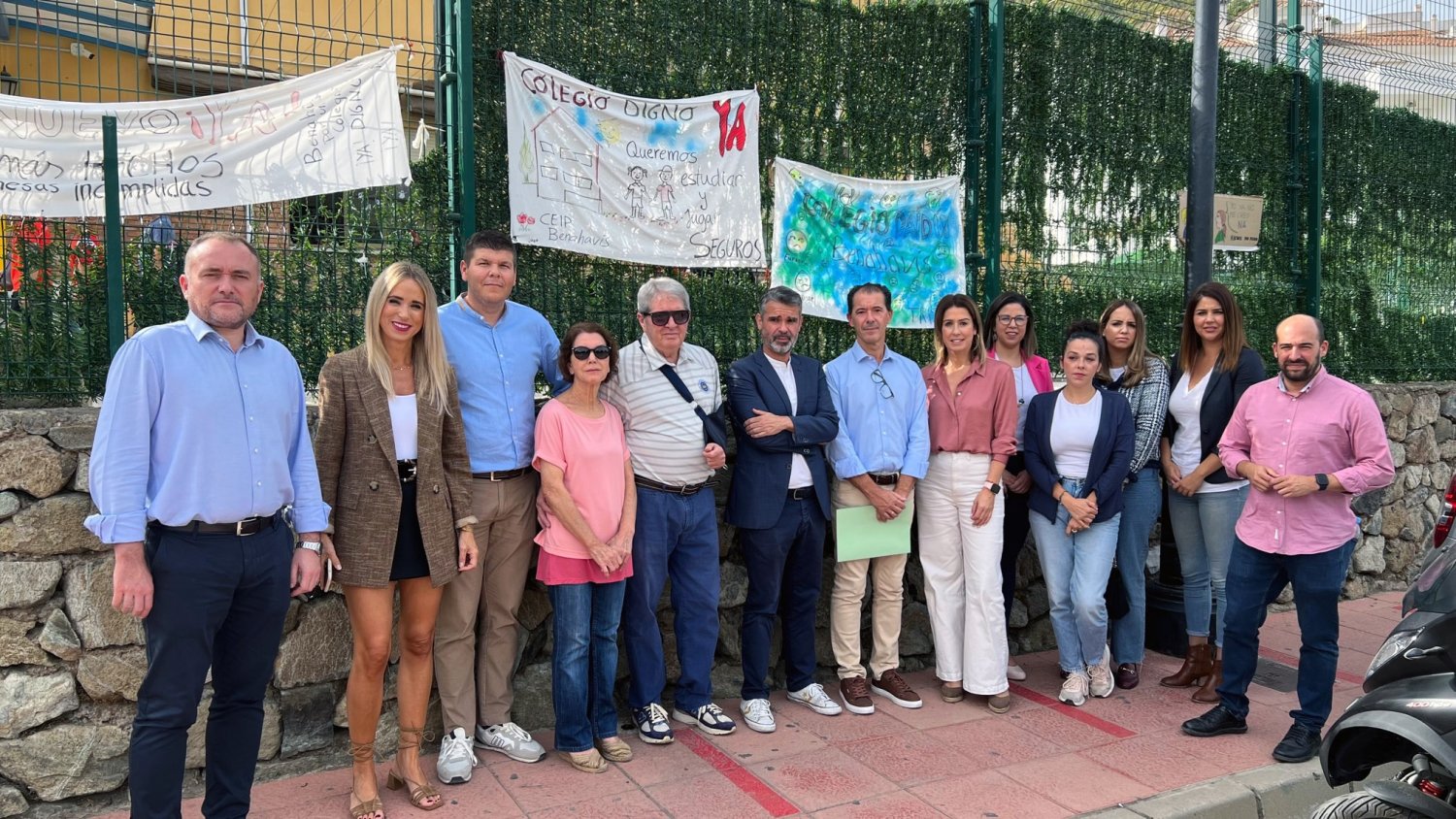 PSOE anuncia que llevará a la Diputación la reclamación de un nuevo colegio para Benahavís