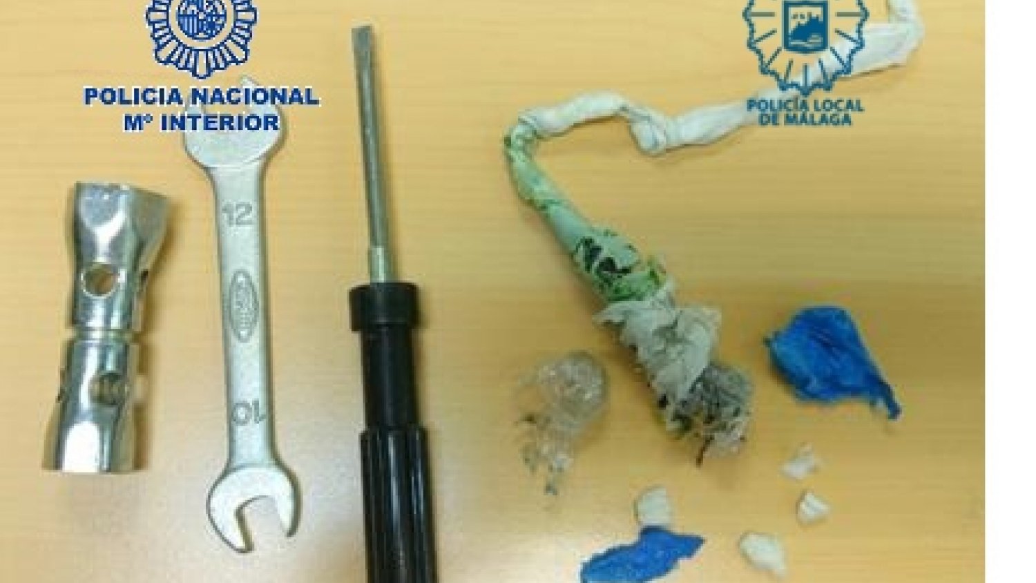 Esclarecidos 24 robos con fuerza en vehículos estacionados en el centro de Málaga