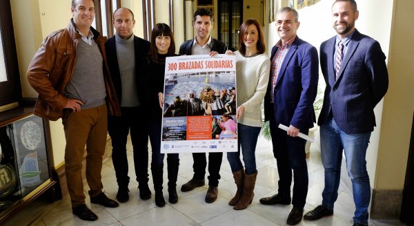 Málaga y Anantapur, unidas por la natación solidaria el Día de Reyes