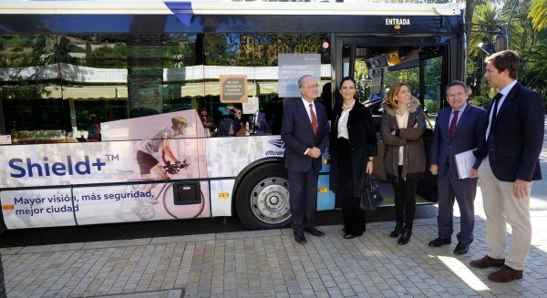 Málaga, primera ciudad española en incorporar en los autobuses urbanos la más alta tecnología en prevención de accidentes