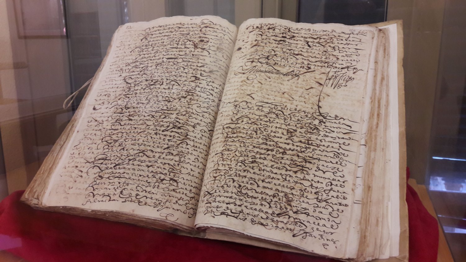 El Archivo Municipal concluye el año cervantino exponiendo un documento de la época en la que el escritor visitó Málaga