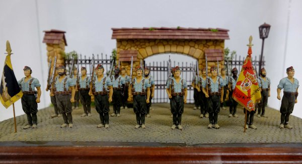 El Archivo Municipal expone una colección de soldados de plomo de miniaturistas malagueños