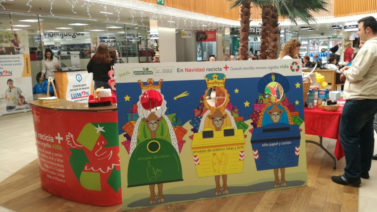 La Mancomunidad de la Costa del Sol pone en marcha una novedosa campaña para fomentar el reciclaje en Navidad