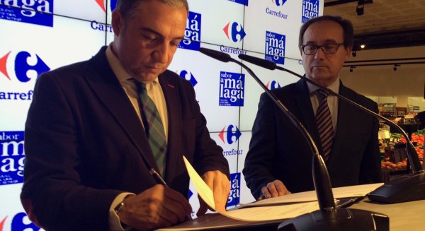 Los centros Carrefour de la provincia apuestan por los productos 'Sabor a Málaga'