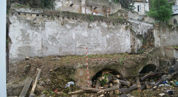 Aparecen los restos de un nuevo molino del siglo XIX en la Cuesta del Tajo de Torremolinos