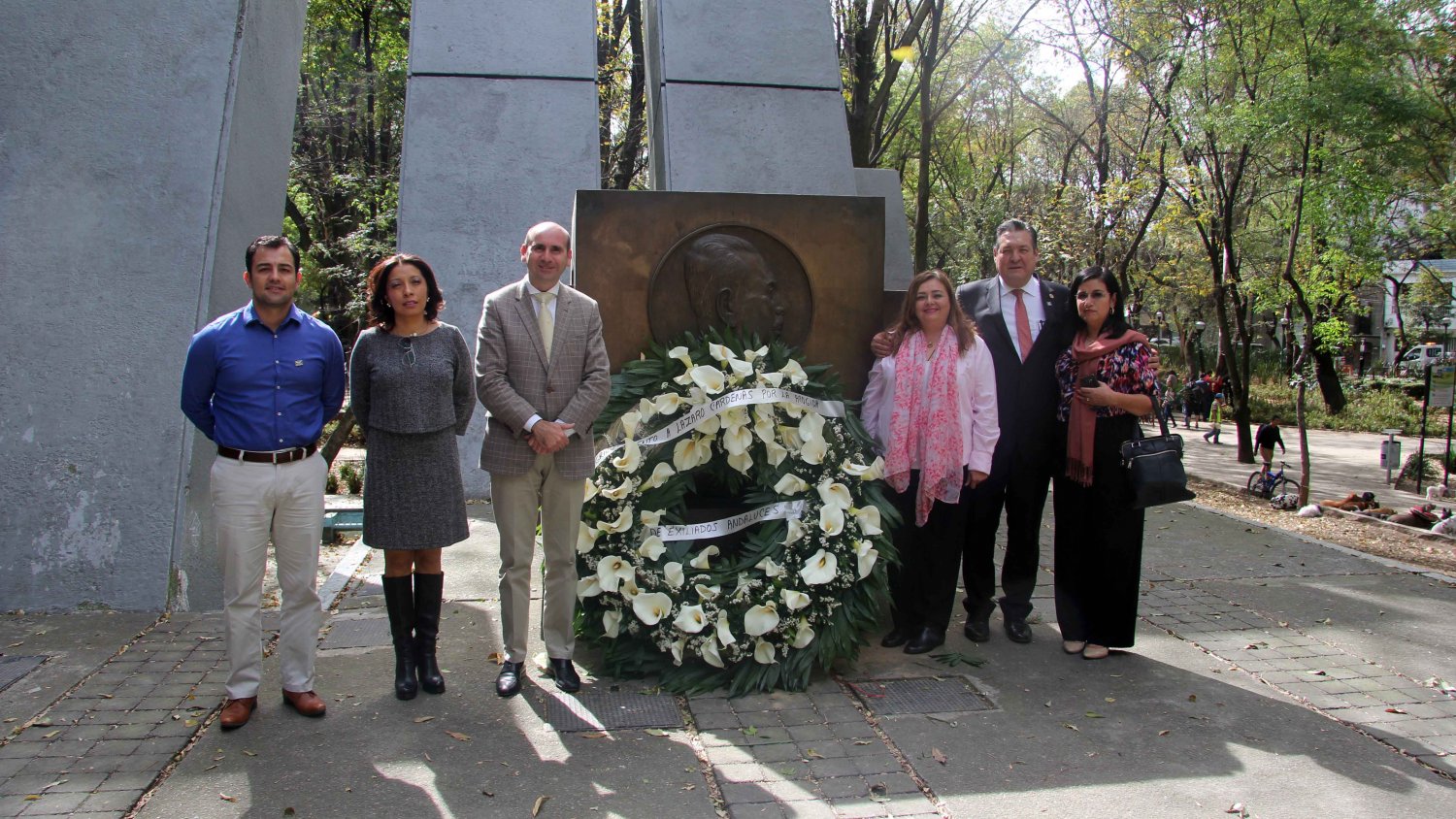 Conejo participa en México en un homenaje a Lázaro Cárdenas