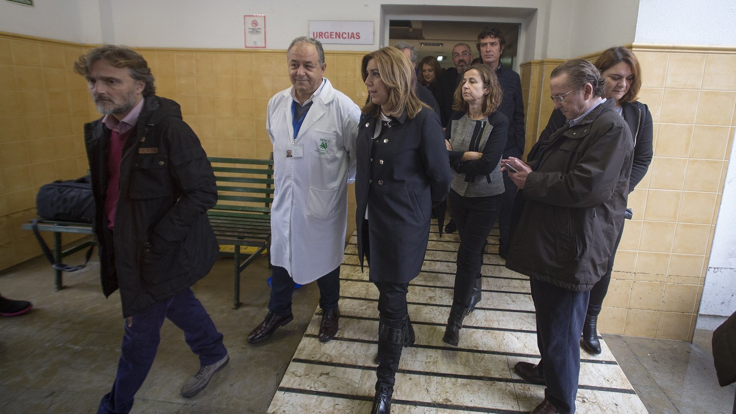 Susana Díaz asegura que las administraciones afrontarán los daños ocasionados por el temporal en Málaga y Cádiz