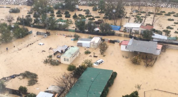 Málaga amanece en alerta naranja por las fuertes lluvias
