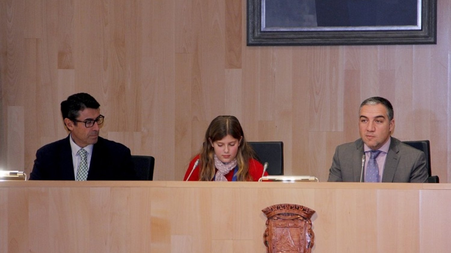 Medio centenar de alumnos de Coín participan en el pleno infantil de Diputación con motivo del Día de la Constitución