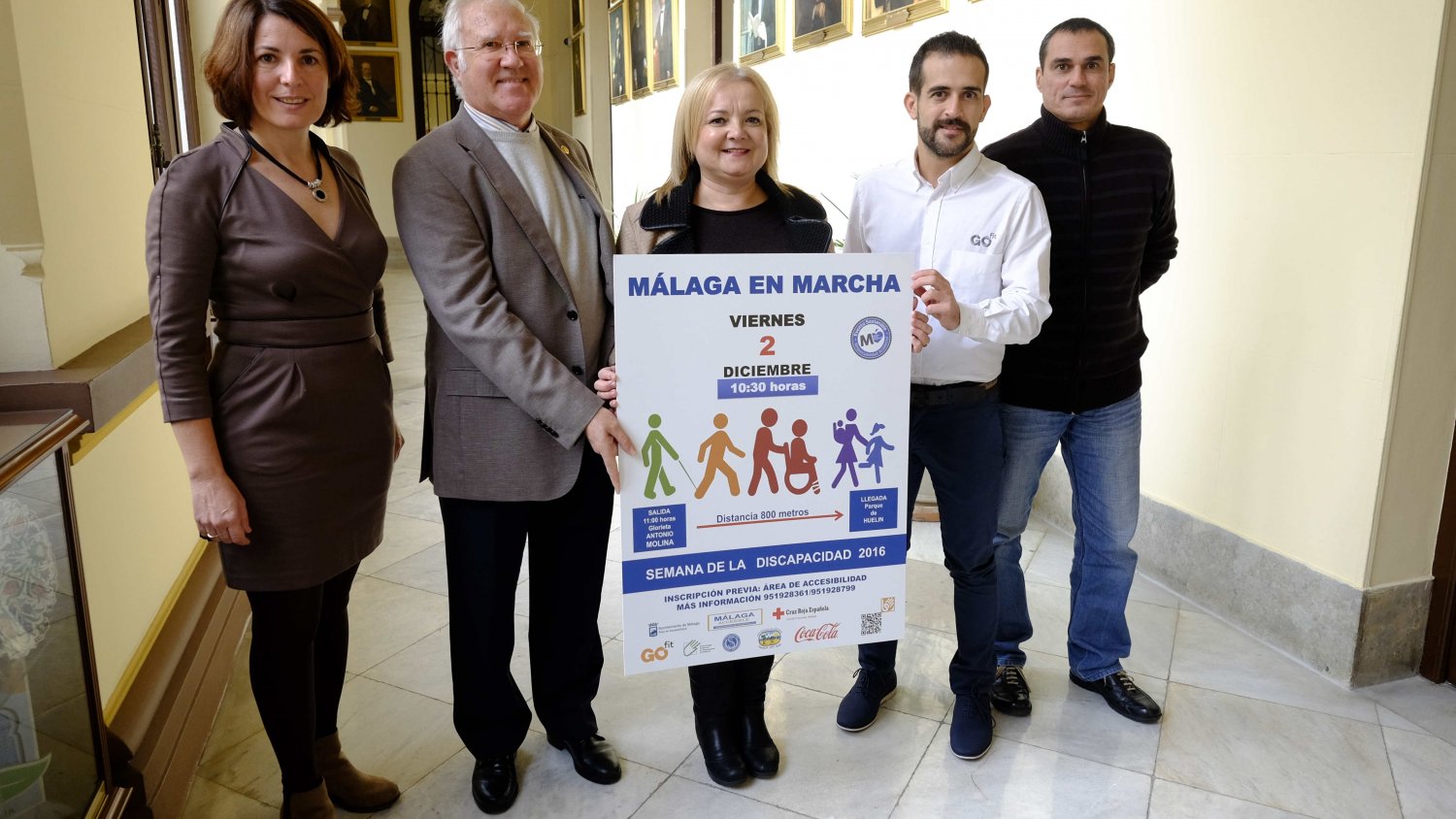 Una marcha en Málaga para recordar la semana de la discapacidad