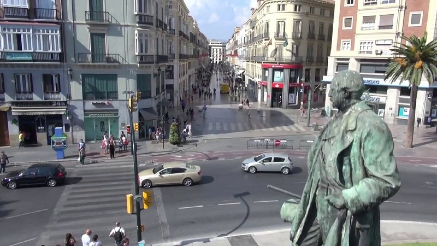 El PSOE advierte de que sin proyecto y sin informes no se puede plantear el cambio de ubicación de la estatua del marqués de Larios