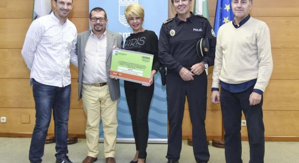 La asociación Fuensocial recibe una recaudación de 4.077 euros del II Memorial de la Policía Local de Torremolinos